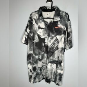 Nike Dri-Fit Tour Golf Polo Tour Ombre Grey FD5935-010 Men's Size Large NEW